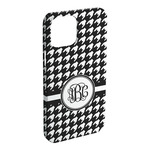 Houndstooth iPhone Case - Plastic (Personalized)