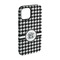 Houndstooth iPhone 15 Tough Case -  Angle