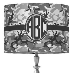 Camo 16" Drum Lamp Shade - Fabric (Personalized)