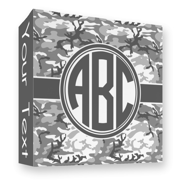 Custom Camo 3 Ring Binder - Full Wrap - 3" (Personalized)