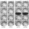 Camo Adult Crew Socks - Double Pair - Front and Back - Apvl