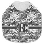 Camo Jersey Knit Baby Bib w/ Monogram