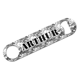 Camo Bar Bottle Opener w/ Monogram