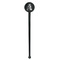 Camo Black Plastic 7" Stir Stick - Round - Single Stick