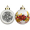 Camo Ceramic Christmas Ornament - Poinsettias (APPROVAL)