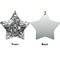 Camo Ceramic Flat Ornament - Star Front & Back (APPROVAL)