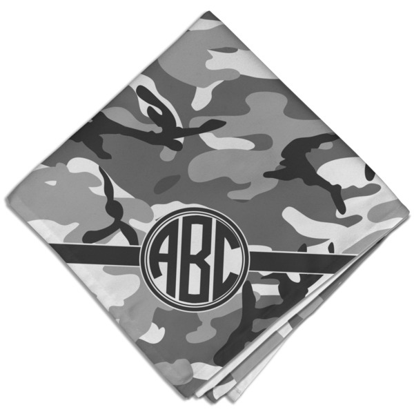 Custom Camo Cloth Dinner Napkin - Single w/ Monogram