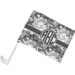 Camo Car Flag - Small w/ Monogram