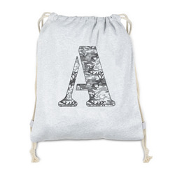 Camo Drawstring Backpack - Sweatshirt Fleece (Personalized)