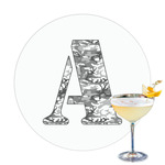 Camo Printed Drink Topper - 3.25" (Personalized)