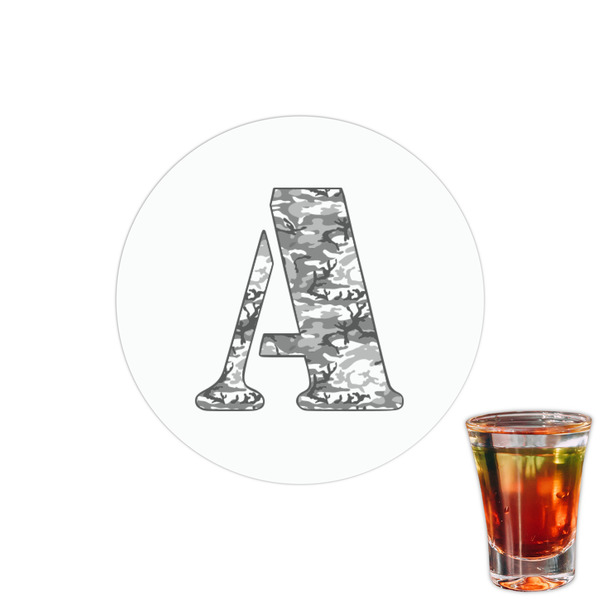 Custom Camo Printed Drink Topper - 1.5" (Personalized)