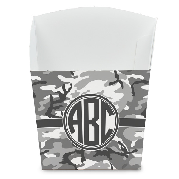 Custom Camo French Fry Favor Boxes (Personalized)