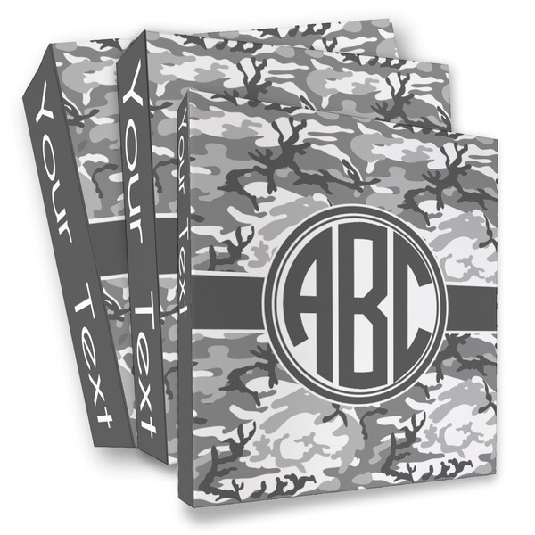 Custom Camo 3 Ring Binder - Full Wrap (Personalized)