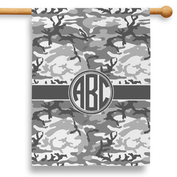 Camo 28" House Flag - Single Sided (Personalized)