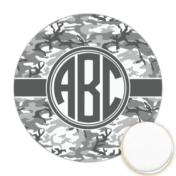 Custom Camo Printed Cookie Topper - 2.5" (Personalized)