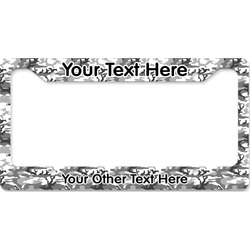 Camo License Plate Frame - Style B (Personalized)