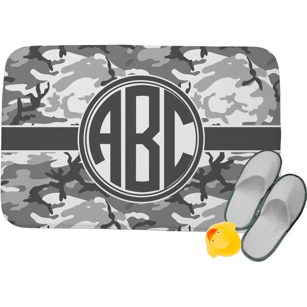 Custom Camo Memory Foam Bath Mat (Personalized)