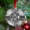 Camo Metal Ball Ornament - Lifestyle