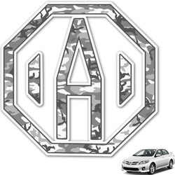 Camo Monogram Car Decal (Personalized)