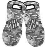 Camo Neoprene Oven Mitts - Set of 2 w/ Monogram