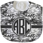 Camo Velour Baby Bib w/ Monogram