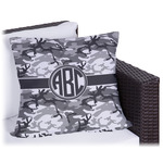 Camo Outdoor Pillow - 18" (Personalized)