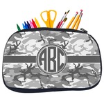 Camo Neoprene Pencil Case - Medium w/ Monogram