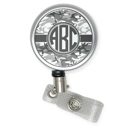 Camo Retractable Badge Reel (Personalized)