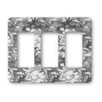 Camo Rocker Style Light Switch Cover - Three Switch