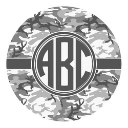 Camo Round Decal - XLarge (Personalized)