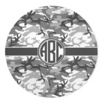 Camo 5' Round Indoor Area Rug (Personalized)