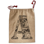 Camo Santa Sack - Front (Personalized)