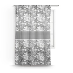 Camo Sheer Curtain - 50"x84"