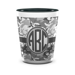 Camo Ceramic Shot Glass - 1.5 oz - Two Tone - Single (Personalized)