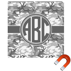 Camo Square Car Magnet - 10" (Personalized)