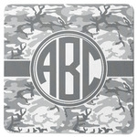 Camo Square Rubber Backed Coaster (Personalized)