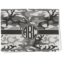 Camo Kitchen Towel - Waffle Weave - Full Color Print (Personalized)