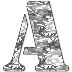 Camo Letter Decal - Small (Personalized)