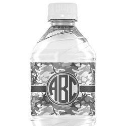 Camo Water Bottle Labels - Custom Sized (Personalized)
