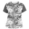 Camo Womens Crew Neck T Shirt - Main