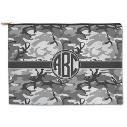 Camo Zipper Pouch - Large - 12.5"x8.5" (Personalized)