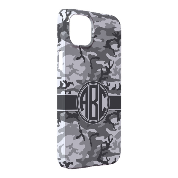 Custom Camo iPhone Case - Plastic - iPhone 14 Plus (Personalized)