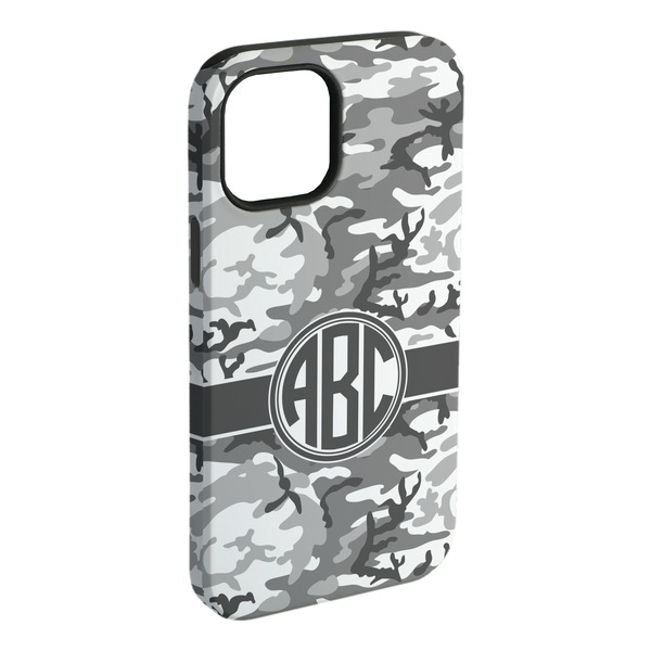 Custom Camo iPhone Case - Rubber Lined - iPhone 15 Plus (Personalized)