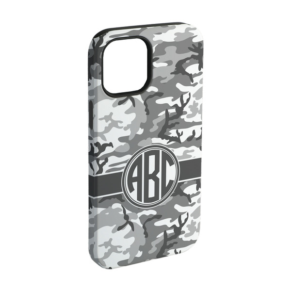 Custom Camo iPhone Case - Rubber Lined - iPhone 15 Pro (Personalized)