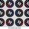 Texas Polka Dots 1" Multipurpose Round Labels - Sheet