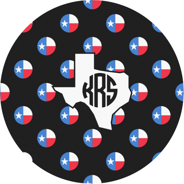 Custom Texas Polka Dots Multipurpose Round Labels - 1" (Personalized)