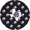 Texas Polka Dots 1" Multipurpose Round Labels - Single Sticker