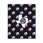 Texas Polka Dots Wood Print - 16x20 (Personalized)