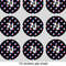 Texas Polka Dots 2" Multipurpose Round Labels - Sheet