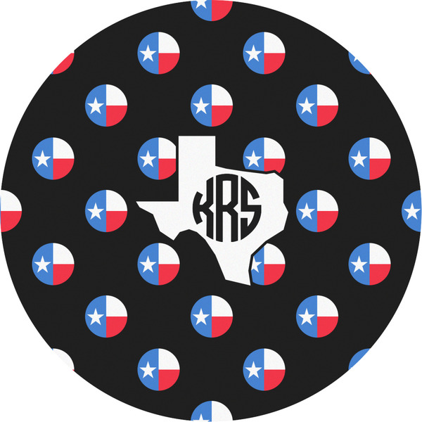 Custom Texas Polka Dots Multipurpose Round Labels - 2" (Personalized)